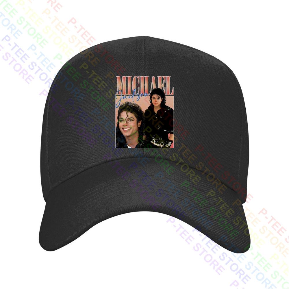Футболка с рэп-принтом Майкла Джексона Бейсболка Майкла Джексона Кепки Snapback Вязаная панама