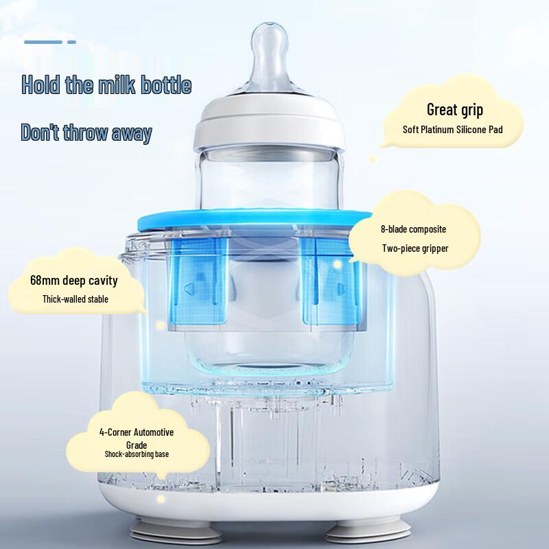 Morphy Richards 5-in-1 Babyflaschenwärmer & Shaker CN-Stecker (Adapter enthalten)