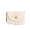 Yogodlns Summer Braided Straw Bag For Women Handmade Envelope Bag Bohemia Style Beach Bag Vacation Shoulder Crossbody Bag