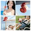 Portable Waist Fan Powerful Portable Summer Cooling Device Clip-on Fan Personal for Travel Camping Outdoor