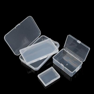 Boîte de rangement carrée en plastique transparent pour l'organisation de la maison, les loisirs créatifs, les perles, les bijoux, les diamants, les pilules, les fournitures
