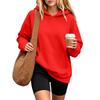 Damen Kapuzenpullover Sweatshirt mit Tasche Langarm Lässig Bequem