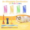 GeeRic 42-Piece Set of Cat Spring Toys, Tubes, Stress Relief, Indoor Games, Cat Supplies, Playtime with Cats