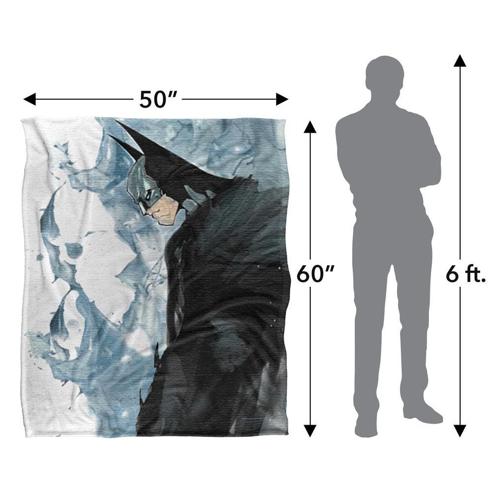 Batman Silky Profile Soft Touch Blanket