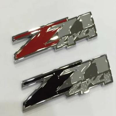 1PCS /For Silverado 3D Z71 4x4 Emblem Badge ABS Logo Sticker For GMC Sierra Truck Bed 4x4 Chevy Silverado Sierra Plastic