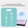 Clothes Folding Board Plastic Household Shirt Folding Board Creative Dress Fold Organizer for Kids Adults Clothes