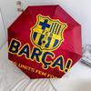 FC Barcelona  Pattern, Automatic Folding Umbrella, Portable and Foldable Design, 8 Ribs, a Christmas or Birthday Gift.