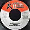 7inch Record WAYNE MARSHALL / CRAIG "LEFTSIDE" P - Marry Wanna / No Std NONE Mista Wilks Pro 2005 Jamaica Reggae, Ska & Dub Used