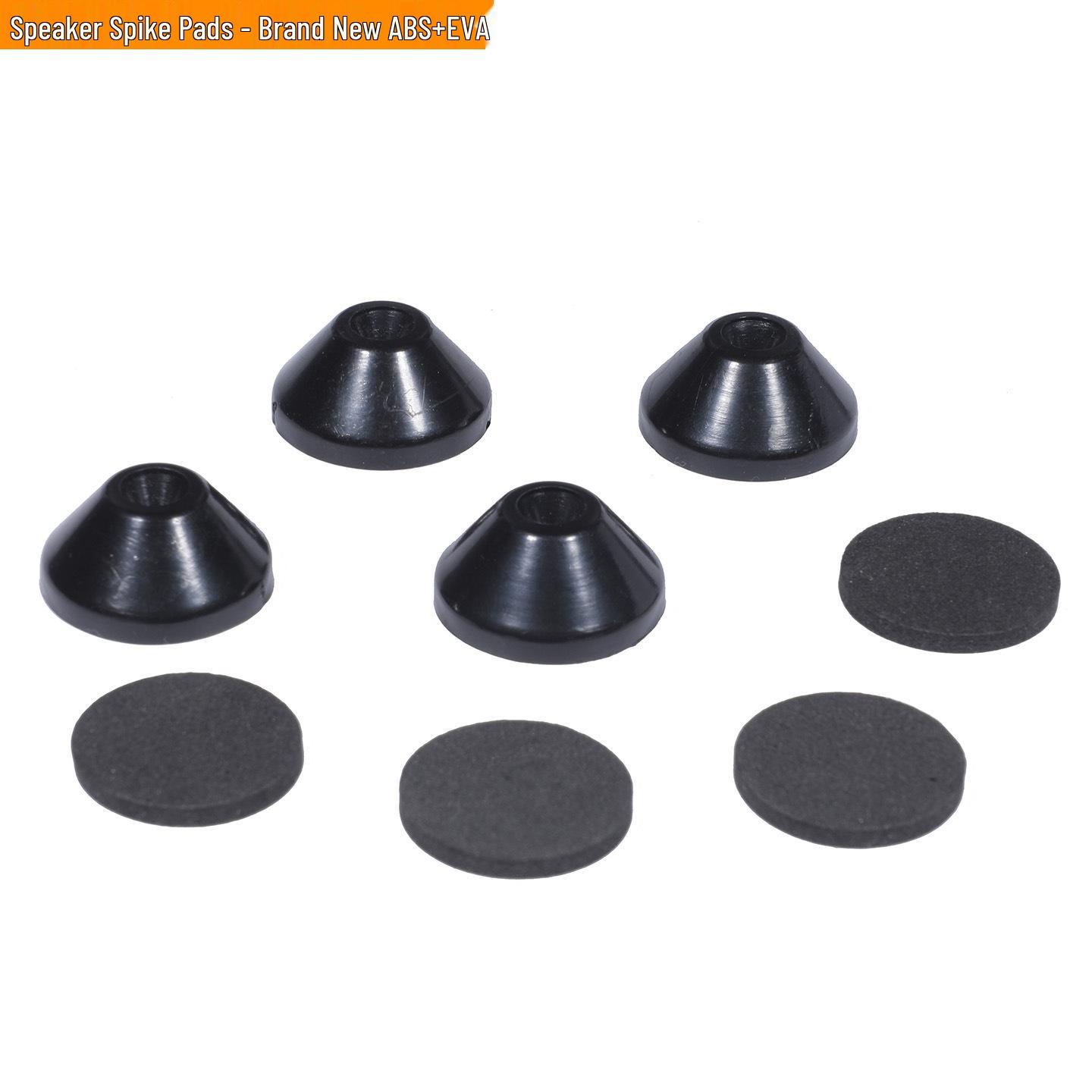 Thickened ABS Shockproof Scratch-Proof Speaker Feet Pads, 27×13 Spikes