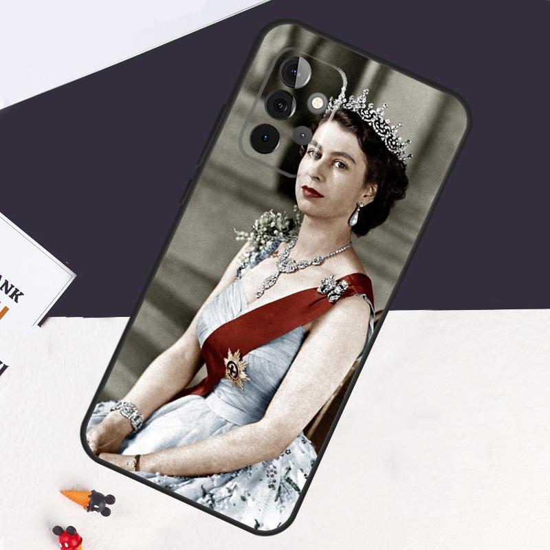 Reina Isabel II de Inglaterra Funda Para Samsung Galaxy A05 A06 A26 A16 A56 A36 A22 A32 A52 A54 A34 A14 A55 A15 A53 A33 A35