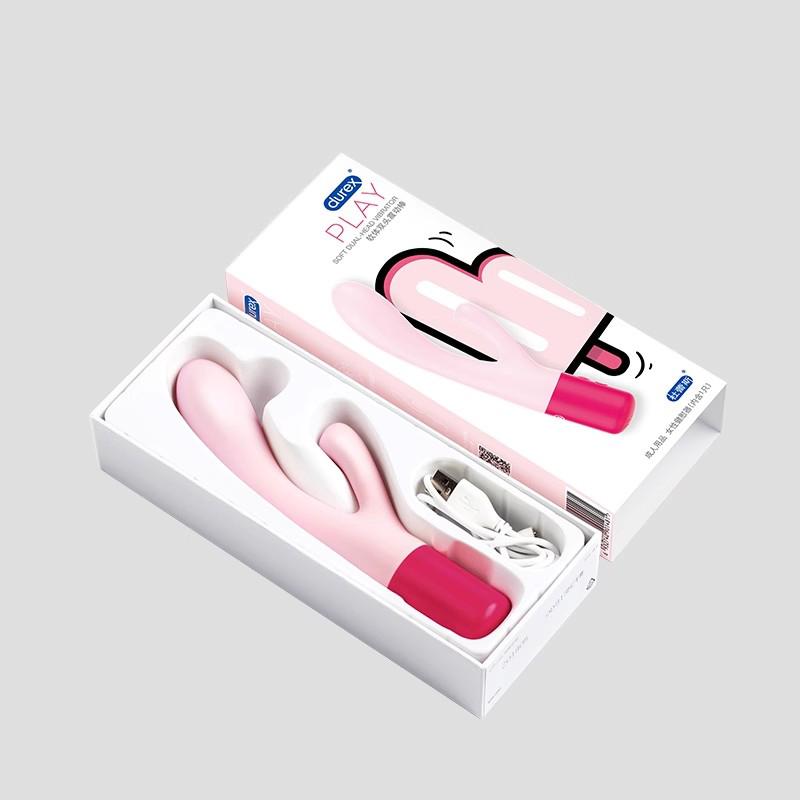 Durex Soft Vibrator New Ice Cream Series Soft Double Headed Vibrator