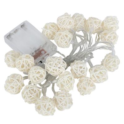 Globe String LED Warm White Lights Ball Decoration for Party Stage Wedding Bedroom