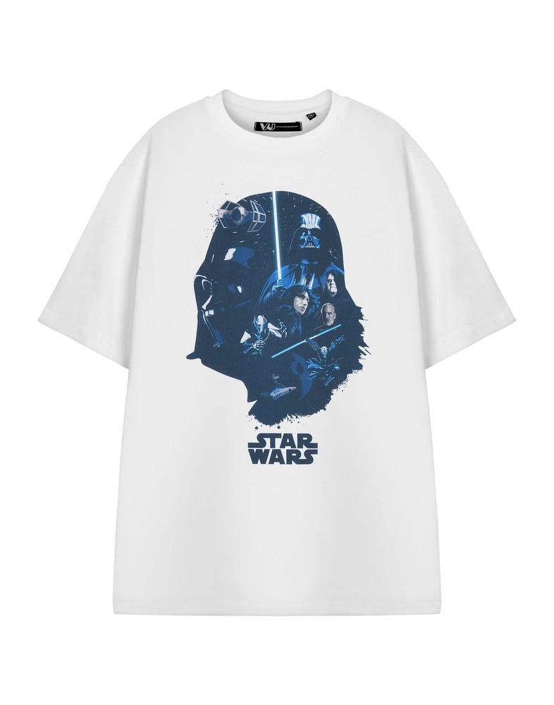 Star Wars Short Sleeved TShirt Unisexs White Official Merch