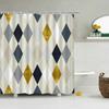 Colorful Modern Shower Curtain 3d Bathroom Curtain With Hooks Decorative Partition Screen 180*240 Polyester Washable Cloth