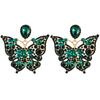 Animal Zodiac Water Drop Butterfly Earrings For Women In Summer