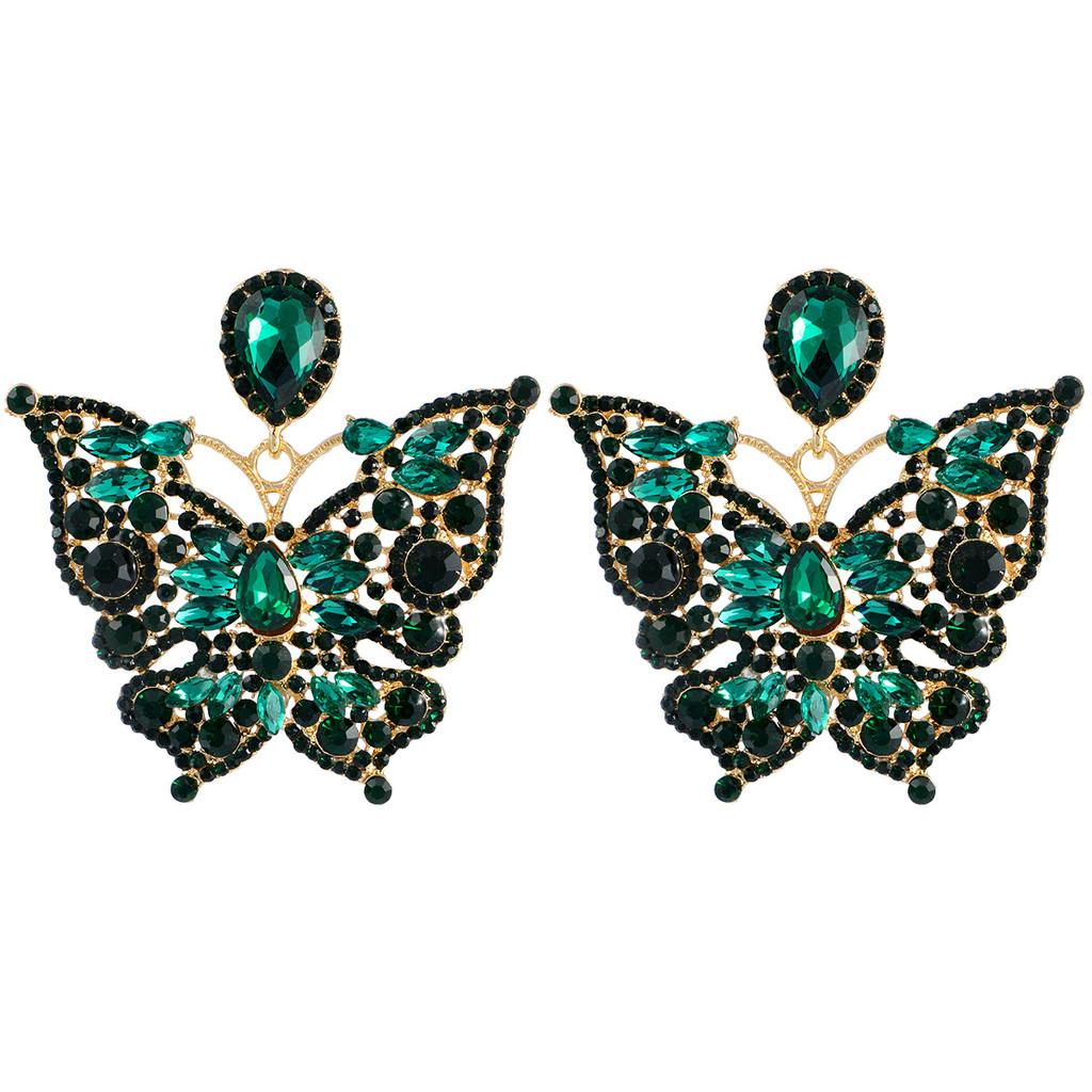 Animal Zodiac Water Drop Butterfly Earrings For Women In Summer