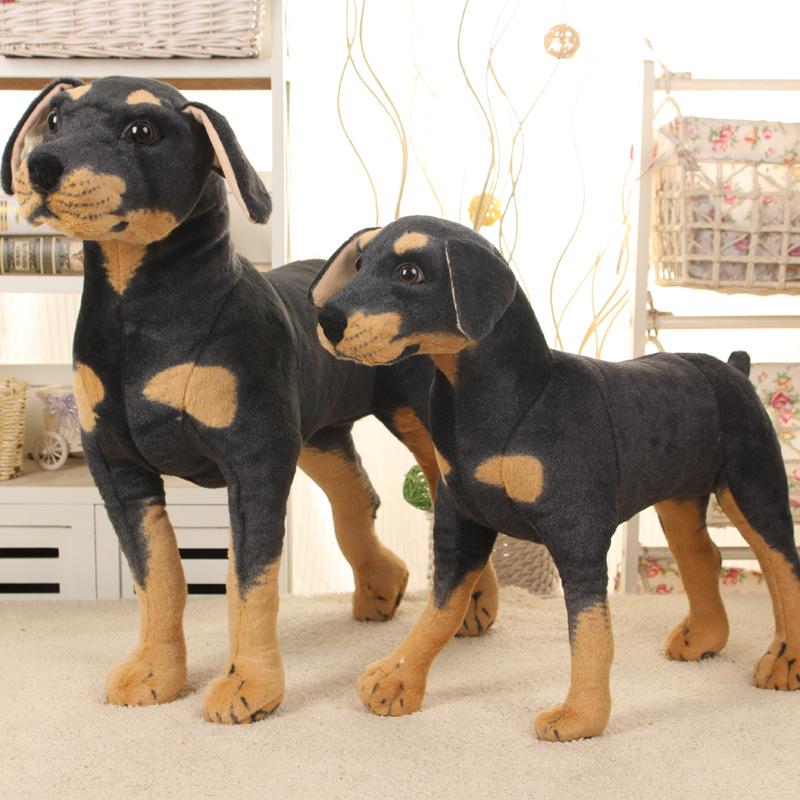 Black Power Dog Plush Toy - Creative Home Decoration & Children's Gift