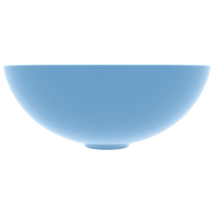 VidaXL Bathroom Sink Round Countertop Washbasin Toilet Kitchen Hand Basin Cosmetic Room Home Interior 146978