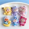Cute Blue Cat Resin Accessories For Diy Hair Accessories And Phone Cases Cartoon Character Elements