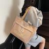 Simple and fashionable cloth bag, large-capacity casual commuting shoulder bag, new student versatile handbag for women