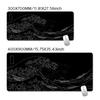 Japanese Mouse Pad Gamer Waves Playmat Gray Art Aesthetics XL Computer Home HD Mousepad XXL Office Soft Non-Slip PC Table Mat