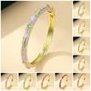 Elegant Open Cuff Bracelet Colorful Enamel Vintage Cloisonne Bangle Women's Floral Bracelet  Ladies