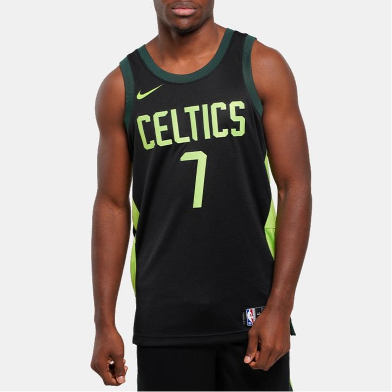 New Nike Jaylen Brown Boston Celtics 2024/25 City Edition Men's Nike Dri FIT Nba Swingman Jersey FQ4335-010