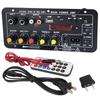 110V 220V 12V Digitálna Bluetooth zosilňovačová doska Subwoofer Dvojitý mikrofón Karaoke zosilňovač Reproduktor Domáce kino DIY 30W