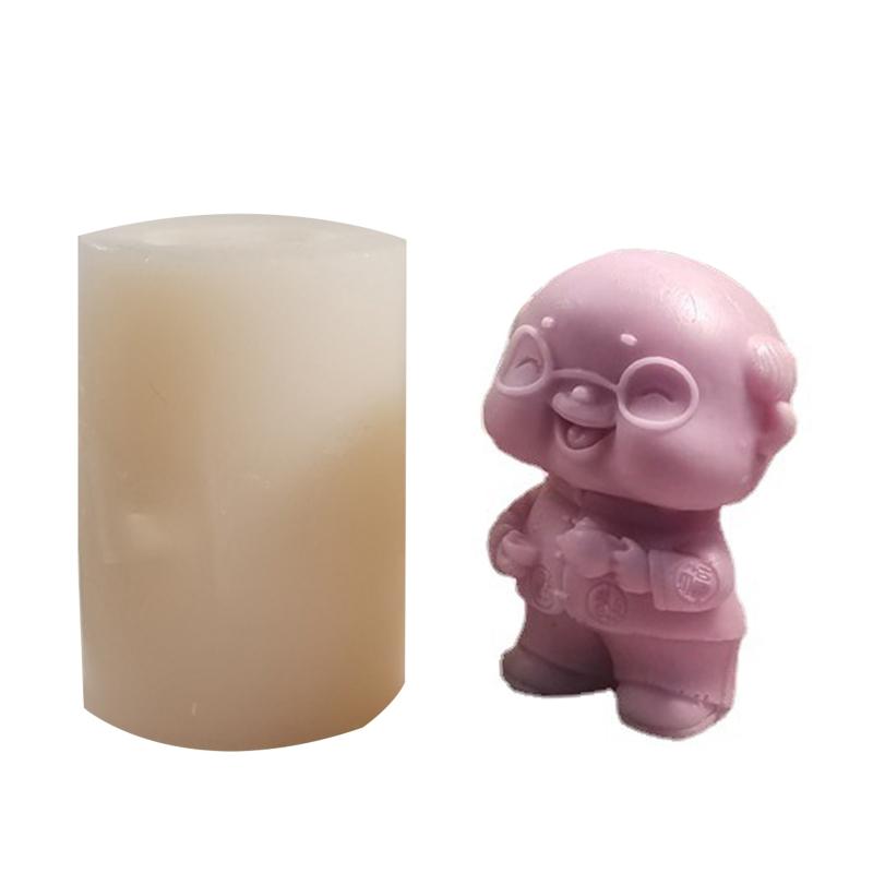 

Мультяшный Старик Силиконовая Форма Украшение для Стола Форма для Эпоксидной Смолы Форма для Выпечки для Украшения Тортов на День Рождения Ручная Работа X3UC