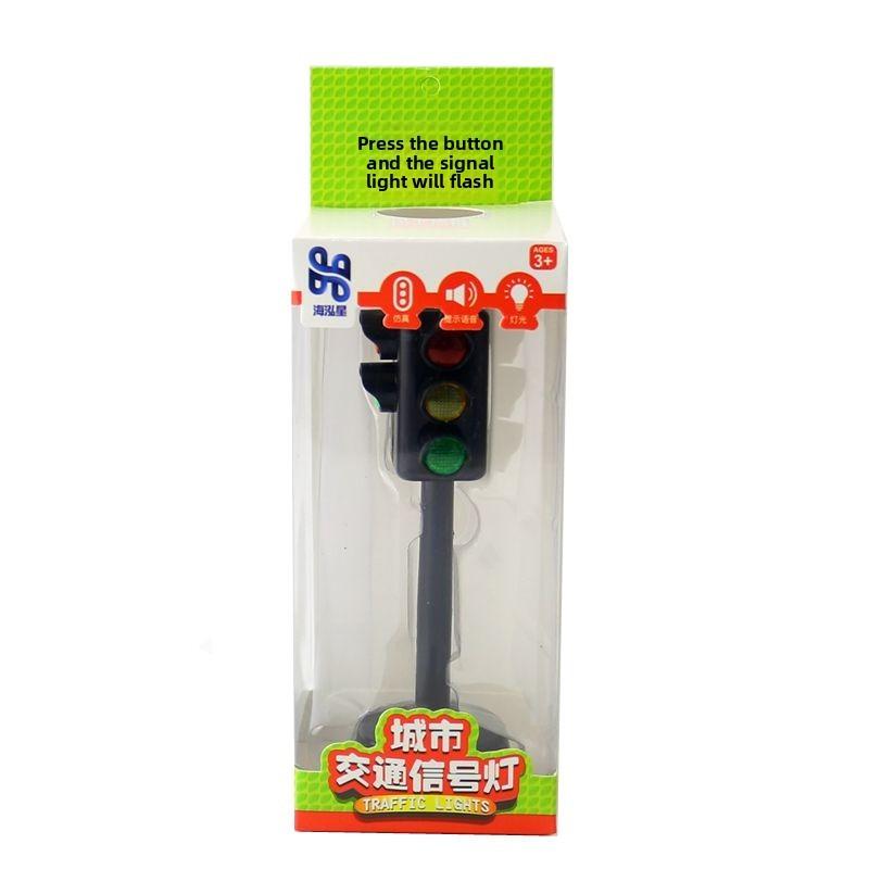 Track Simulation Platform Traffic Light Overpass Model Toy For Props Scene Traffic Light