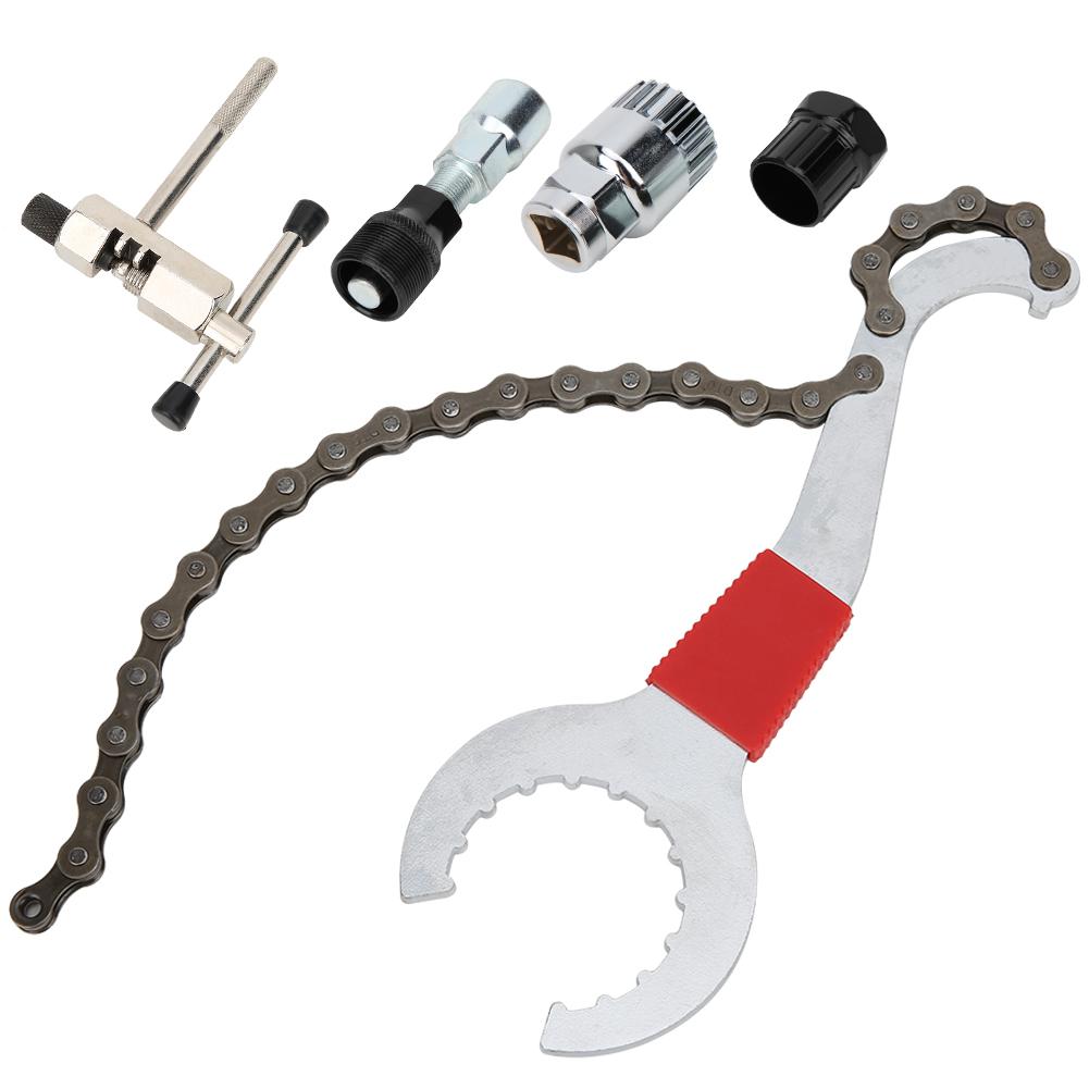 

Набор из 5 предметов для ремонта велосипеда, съемник цепи горного велосипеда, съемник маховика, съемник каретки, детали для разборки