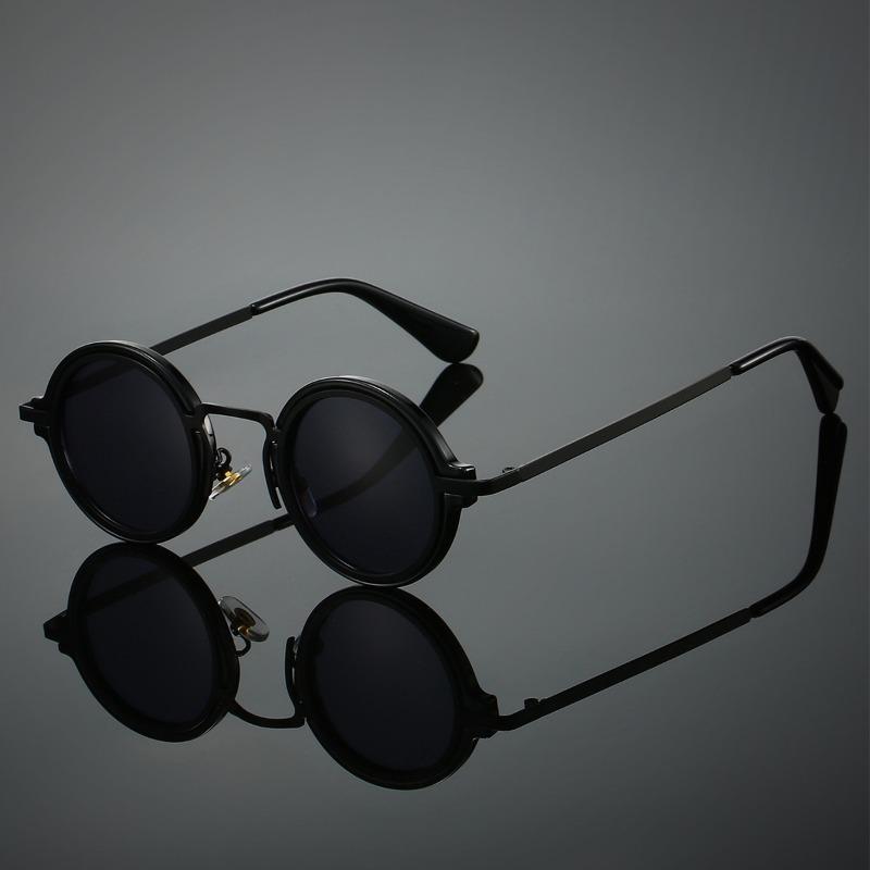 Vintage Small Round Sunglasses UV400 Protection Fashion Metal Frame Classic Luxury Brand Design Trendy Outdoor Shades