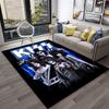Tappeto Retro KISS Rock Band per Casa Soggiorno Camera da Letto Sala Giochi Divano Cucina Zerbino Decorazione, Tappeto per Bambini Antiscivolo Tappetino da Pavimento