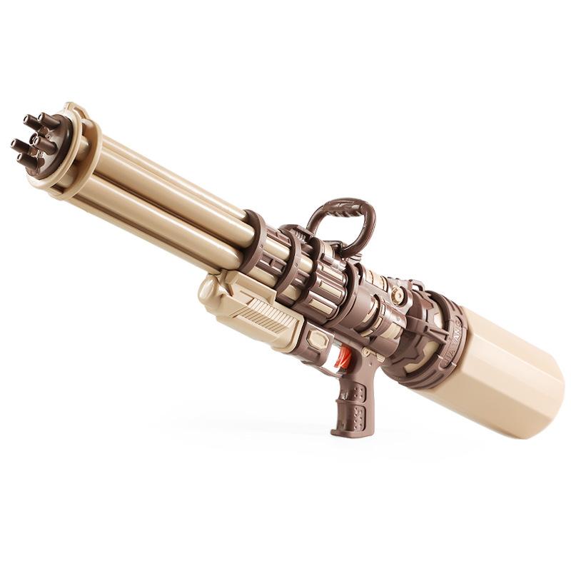 Children's Gatling Water Gun Toy Spray Water New Large Capacity High Pressure Powerful Pull-out Style Beat Water Fight