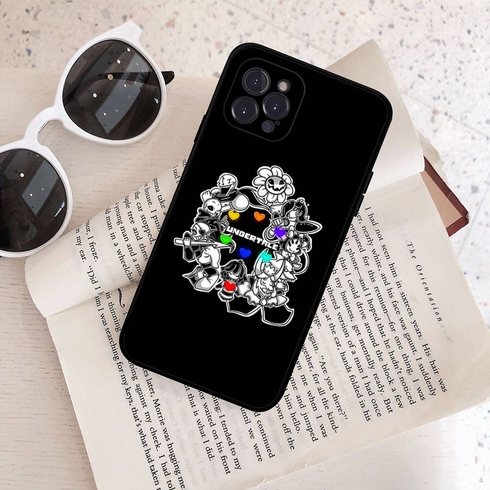 U-Undertale Game Phone Case For IPhone 17 Air 16 15 14 Plus 13 12 Mini 11 Pro Max Black Cover