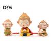 Cartoon Monkey King Figurine Sitting Sleeping Monkey Statue Great Sages Equalling Heaven Sculpture Home Office Car Dashboard Decoration Ornament