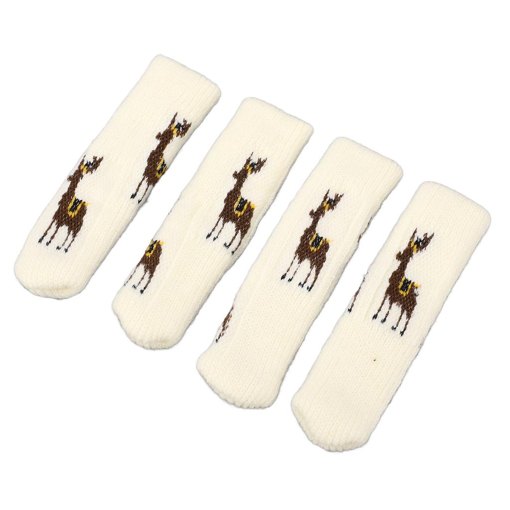 20 Stück Stuhlbein Bodenschutzmöbel Socken Stricken Doppelte Verdickung Elastisch Stuhlbein