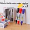 Enjoy Free Shipping When You Order Over 100 Pieces of Youma 198 Large Double-Ended Black Marker Pens with Thick Tips.