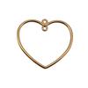 Irregular Oval Frame Connectors Moon Hammered Texture Links For Earring Making
