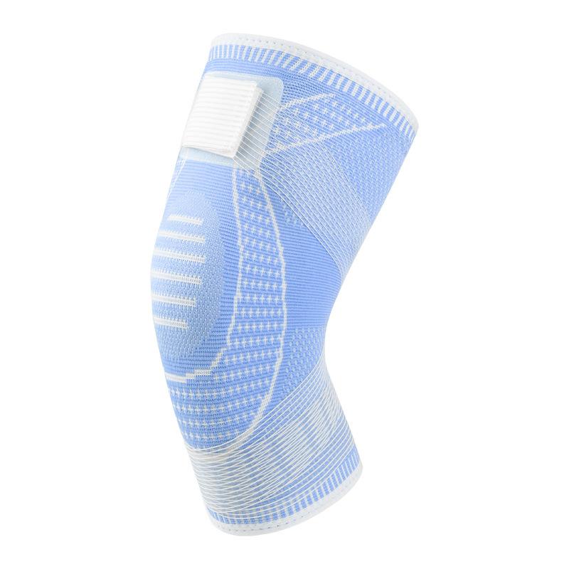Sports Warm Keeping Lengthened Bandage Patella Guard Dance Running Knee Guard for Women S синий