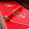 Red Seat Cushion Cover Wedding Festive Mahogany Sofa Cushion Cover Towel High-End Chinese Arhat Bed Backrest Towel Sofa Towel