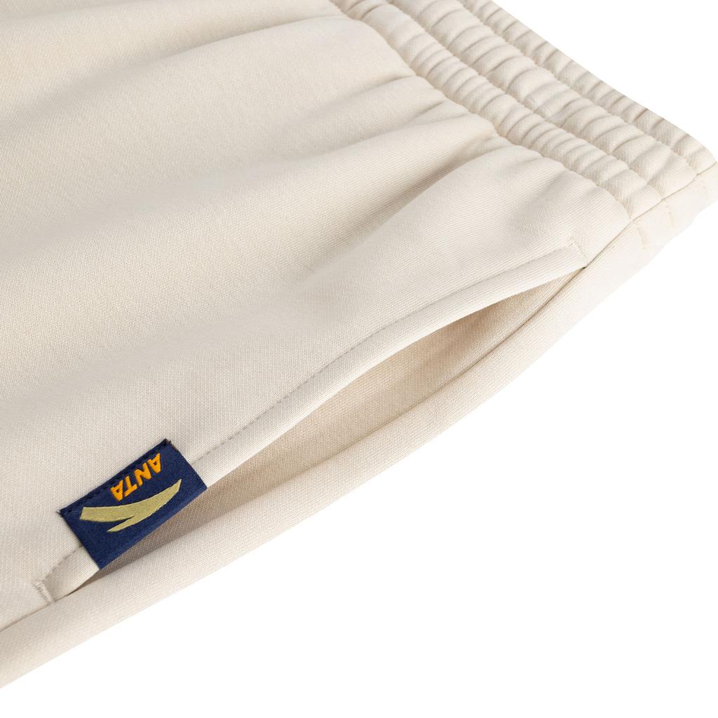 Anta Lifestyle Series Campus Commuting Casual Fashion Training Warm Comfortable Fleece Thick Knit Sports Pants Unisex pants 972618301-2