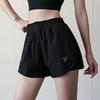 Women's Summer Quick-Dry Fake Two Loose Sports Shorts  Thin Training Yoga Running Casual Pants