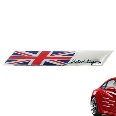 Union Jack Vlag Embleem Sticker, Engeland Britse Vlag Metaal Embleem Sticker - Koningin Herdenkingsfeest Attributen Embleem Decal Sticker Auxidwk