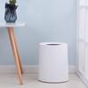 Elegant Frosted Trash Can for Home: Living Room, Bedroom, Bathroom, Kitchen - Lidless, Minimalist Design for a Luxurious Feel