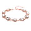 Bright Diamond Zircon Water Drop Necklace Earrings Wedding Jewelry, Shooting Jewelry Set