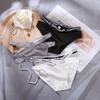 Spicy Girl A4 Waist Sports Thong: European & American Style, Exposed Waist, Letter Design, Sexy Fitness Underwear for Women