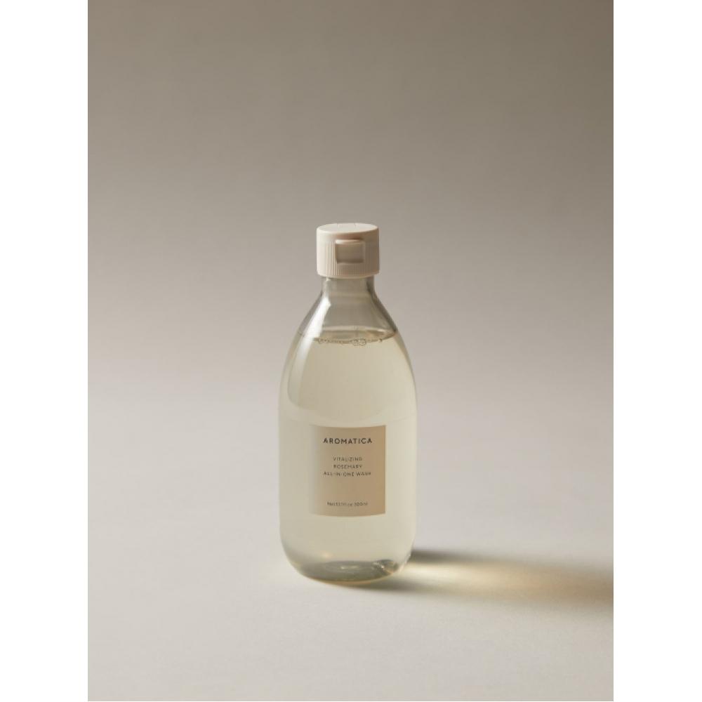 Aromatica Rosemary All In One Hair   Body Wash 300ml NONE