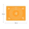 Utuo Silicone Pastry Mat with Measurements