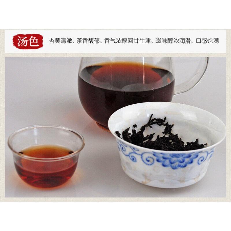 357г Чайный Пирог Пуэр Старое Баньчжан Древнее Дерево Ферментированный Спелый Чайный — фото 10